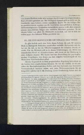 III. Die psychophysische Grundlage der Vision