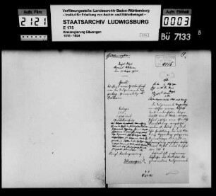 Schuldenwesen der Teilgemeinde Voggenberg, Gemeindebezirk Pfahlbronn