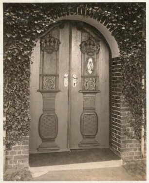 Hautür : Wenningstedt auf Sylt. Haustür eines Friesenhauses