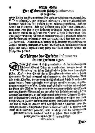 Erklärung des Dritten Instruments in der Dritten Figur.