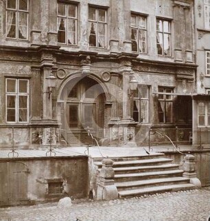 Beischlag und Portal am Englischen Haus in Danzig