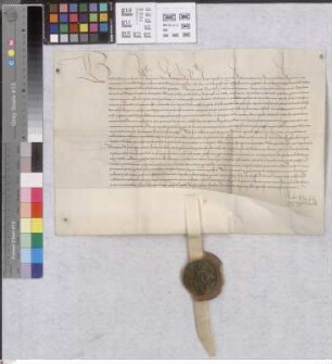 Dieburg: Bertoldi Archiepiscopi Moguntiae Unio Capellae Ste. Catharine Virginis in Diepurg cum ecclesia Ste. Virginis ad Gradus Moguntiae et conce...