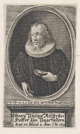 Bildnis des Georg Philipp Rißen