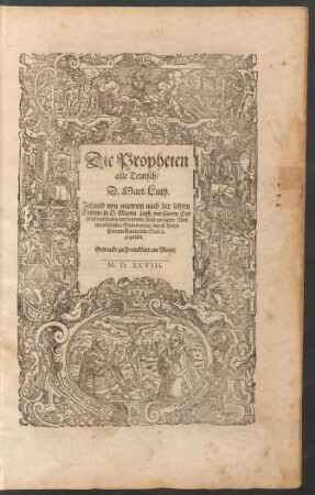 Die Propheten alle Teutsch ...