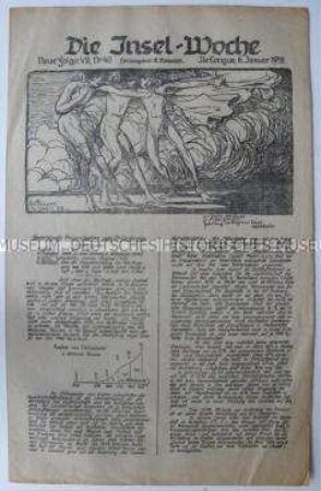 Lagerzeitung aus einem französischen Kriegsgefangenen-Lager
