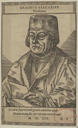 Bildnis des Erasmus Sarcerius