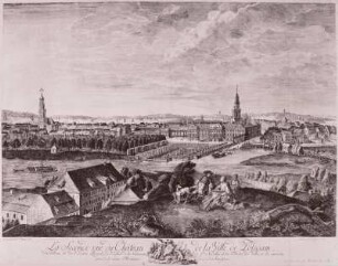 La Seconde vue du Chateau de la ville de Potsdam (Blick auf Potsdam mit Stadtschloß)