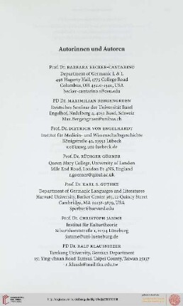 Autorinnen und Autoren