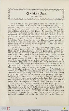 Eine seltene Frau