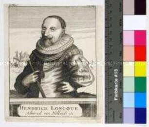 Porträt des holländischen Admirals Hendrick Lonck