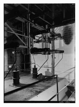 Industrie-Kraftwerk. Transformatorenanschluss : Lauta (Niederlausitz). Industrie-Kraftwerk. Transformatorenanschluss