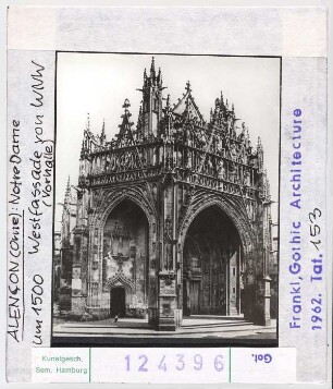 Alençon: Notre Dame, Vorhalle von West-Nordwest