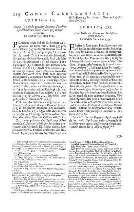 Rubrica LXI. - Rubrica LXIII.