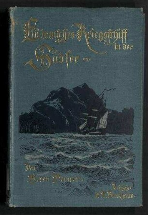 Ein deutsches Kriegsschiff in der Südsee