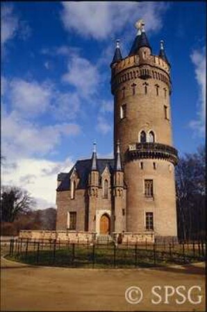 Potsdam, Park Babelsberg, Flatowturm.