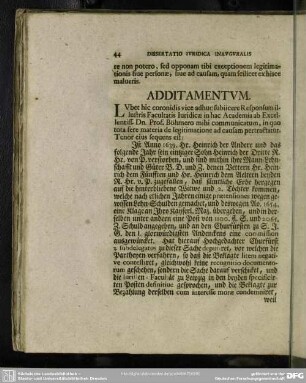 Additamentum