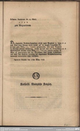 [20ter d.d. 17ten ej. Lit. A. u. B. dikt. den 23 ej.]