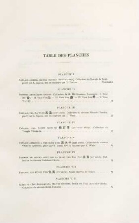 Table de planches