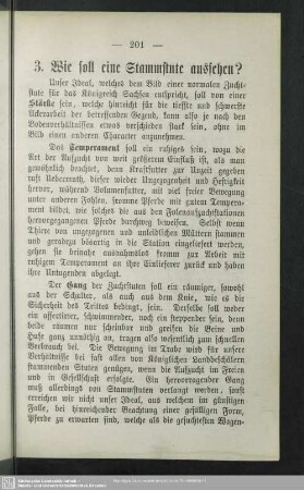 3. Wie soll eine Stammstute aussehen?