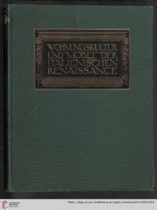 Wohnungskultur und Möbel der italienischen Renaissance