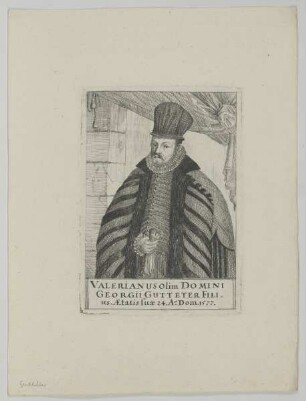 Bildnis des Valerianus Gutteter