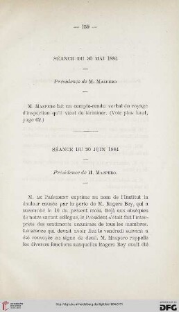 Séance du 20 Juin 1884