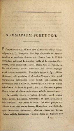 M. Tullii Ciceronis Orationes VI pro Sulla, pro Sextio, pro Milone, pro Archia P., pro Ligario et pro Rege Deiotaro : In usum scholarum ed. Ang. Matthiae