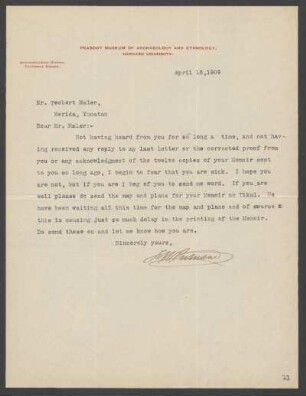 April 15, 1909