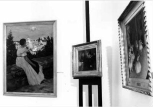 Blick in die Ausstellung "Von Courbet bis Cézanne - französische Malerei 1848 - 1886" vom 10. Dez. 1982 - 20. Febr. 1983 in der Nationalgalerie