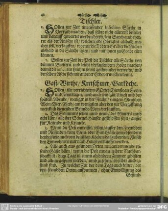 Gast-Wirthe, Kretschmer, Garköche