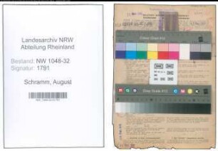 Entnazifizierung August Schramm , geb. 07.04.1894 (Beamter)