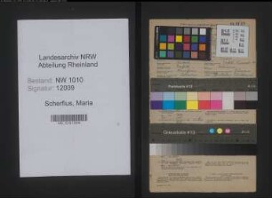Entnazifizierung Maria Scherfius , geb. 17.03.1902 (Lehrerin)