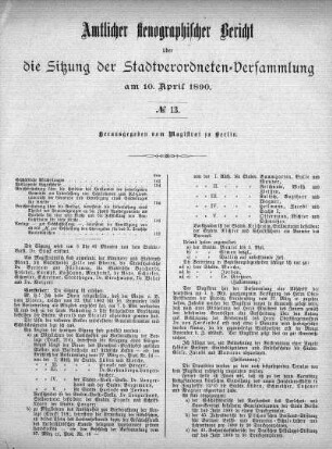 No. 13, 10. April 1890
