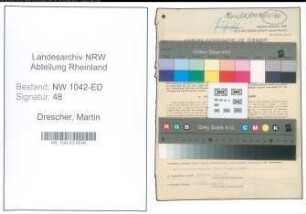 Entnazifizierung Martin Drescher , geb. 24.12.1894 (Lehrer)