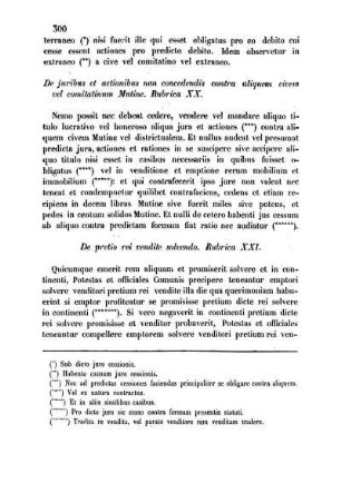 Rubrica XXI. - Rubrica XL.