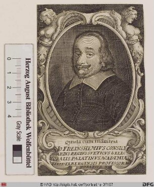Bildnis Johann (Caspar) Freinsheim (lat. Freinshemius)