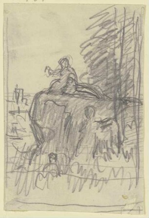 Figuren in einer Landschaft
