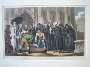 Grafik "Dr. Syntax at the funeral of his wife"