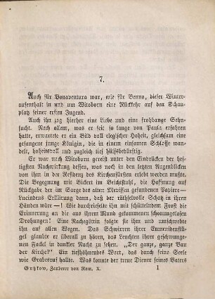 Der Zauberer von Rom : Roman in 9 Büchern, 10. (1863). - 163 S.