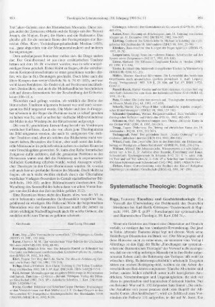 954-957 [Rezension] Haga, Tsutomu, Theodizee und Geschichtstheologie