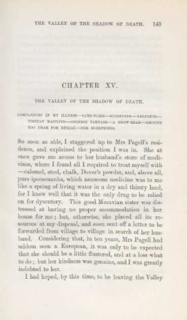 Chapter XV. The Valley of the Shadow of Death
