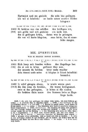 XXX. Àventiure. Wie si Hilden boten sanden