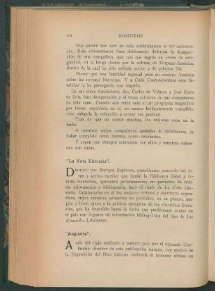 "La Nota Literaria"