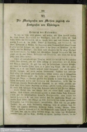 VI. Die Markgrafen von Meißen zugleich als Landgrafen von Thüringen