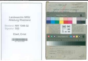 Entnazifizierung Ernst Ebert , geb. 15.09.1916 (Beamter)