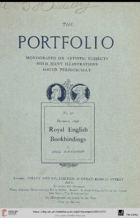 Nr. 30: The Portfolio: monographs on artistic subjects: Royal English bookbindings