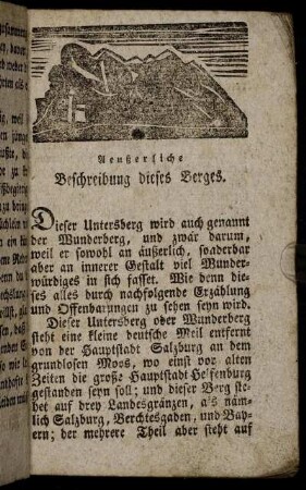 Aeußerliche Beschreibung dieses Berges.