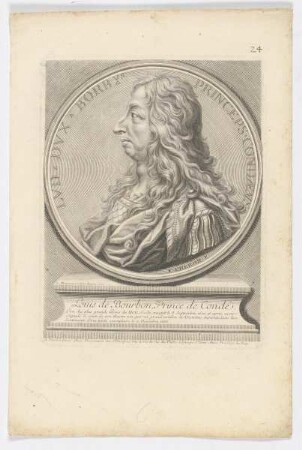Bildnis des Louis de Bourbon de Condé