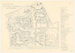 Städtische Wohnsiedlung Fürstenbrunn, Berlin-Spandau: Grundriss 1:1000