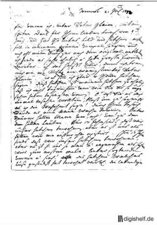 4: Brief von Luise Gräfin Stolberg-Stolberg an Johann Wilhelm Ludwig Gleim